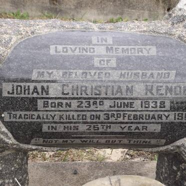 RENDER Johan Christian 1938-1963