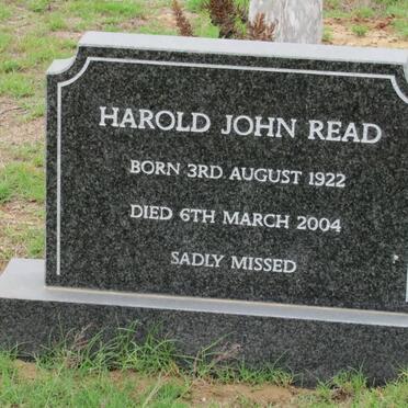 READ Harold John 1922-2004