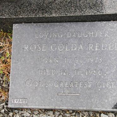 REDER Rose Golda 1973-1986