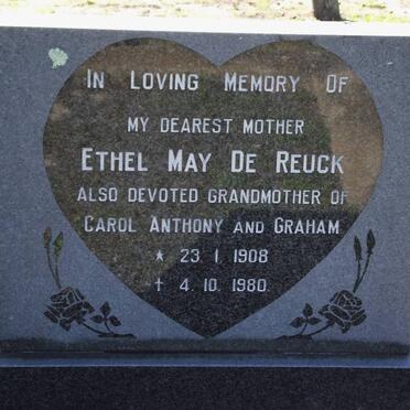REUCK Ethel May, de 1908-1980