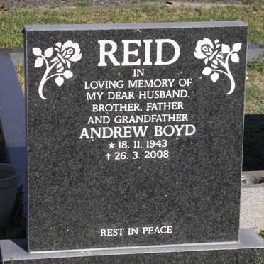 REID Andrew Boyd 1943-2008 