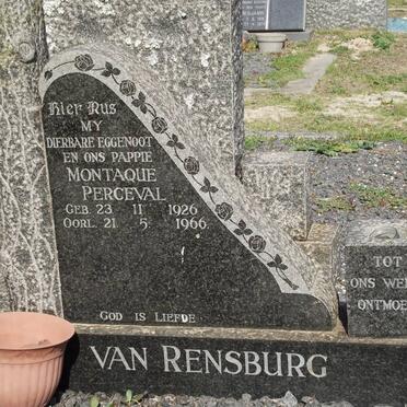 RENSBURG Montaque Perceval, van 1926-1966