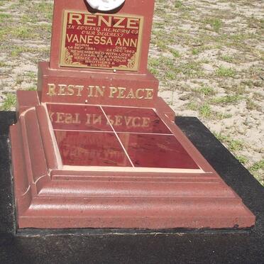 RENZE Charles Leonard 1932-2010 :: RENZE Vanessa Ann 1961-1962