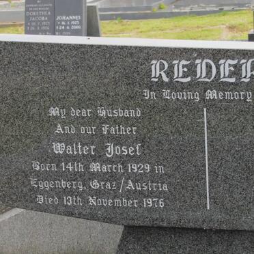 REDER Walter Josef 1929-1976