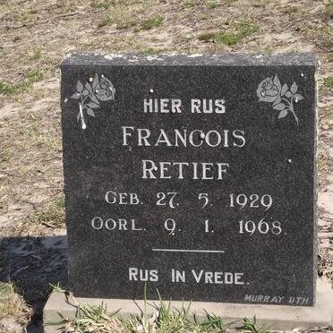 RETIEF Francois 1929-1968