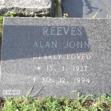 REEVES Alan John 1927-1994