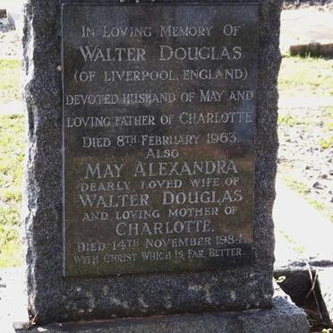 ROUGHTON Walter Douglas -1963 &amp; May Alexandra -1984 