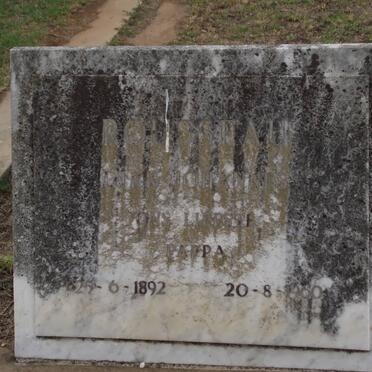 ROUSSEAU Dirk Johannes 1892-1960