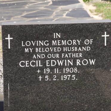 ROW Cecil Edwin 1908-1975