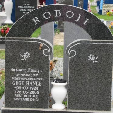 ROBOJI Gege Hanle 1924-2006