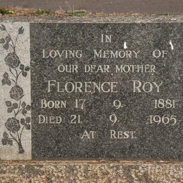 ROY Florence 1881-1965