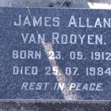 ROOYEN James Allan, van 1912-1984
