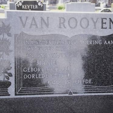 ROOYEN H.C., van 1933-1983