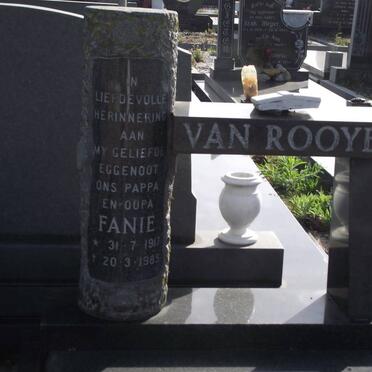 ROOYEN S.V., van 1917-1985