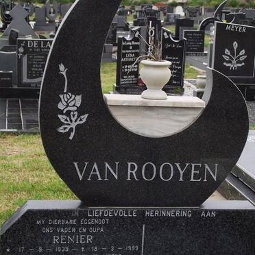 ROOYEN Renier, van 1939-1999