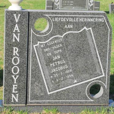 ROOYEN Jan Petrus Jacobus, van 1929-1994