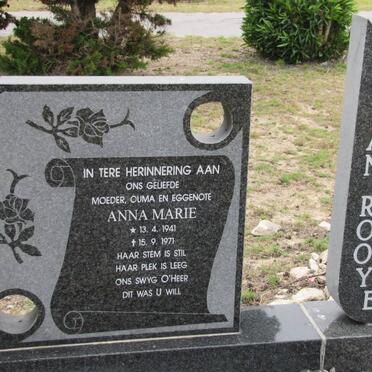 ROOYEN Anna Marie, van 1941-1971