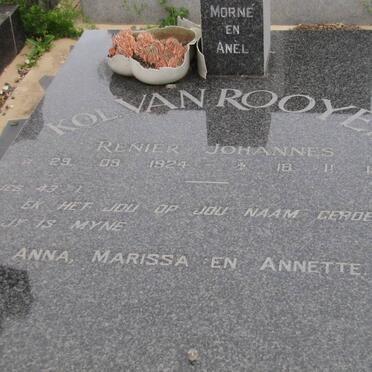 ROOYEN Renier Johannes, van 1924-1986