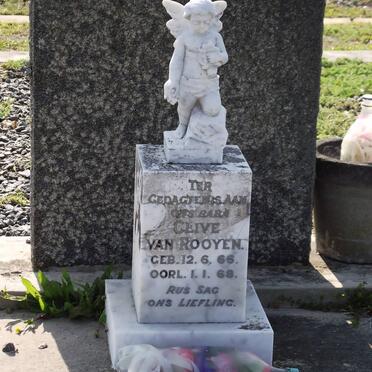 ROOYEN Clive, van 1966-1968