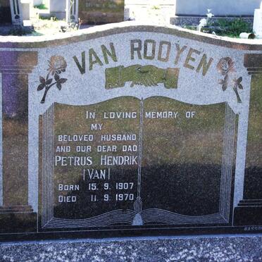 ROOYEN Petrus Hendrik, van 1907-1970