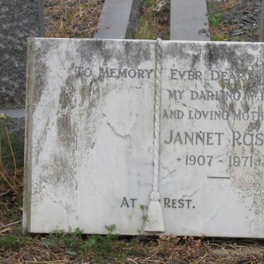 ROSE Jannet 1907-1971
