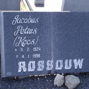 ROSSOUW Jacobus Petrus 1924-1998