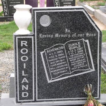 ROOILAND Athenkosi 2003-2004 :: ROOILAND Zukile Buhle 1997-2009