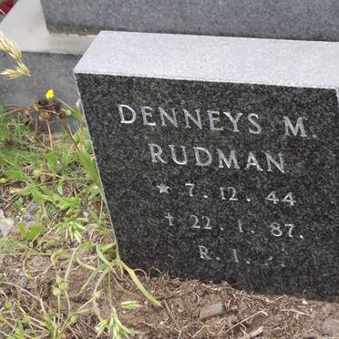 RUDMAN Denneys M. 1944-1987