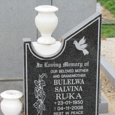 RUKA Bulelwa Salvina 1950-2008