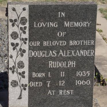 RUDOLPH Douglas Alexander 1935-1960