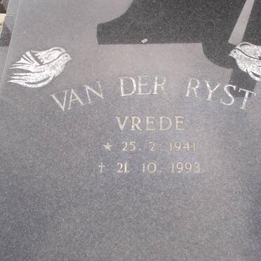 RYST Vrede, van der 1941-1993