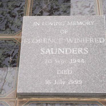 SAUNDERS Florence Winifred 1944-1999
