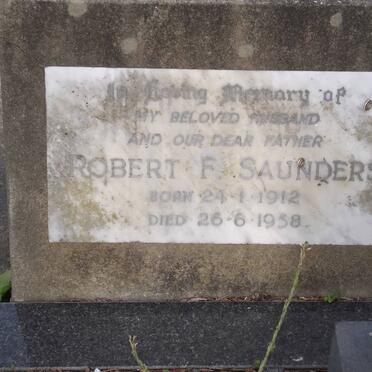 SAUNDERS Robert F. 1912-1958