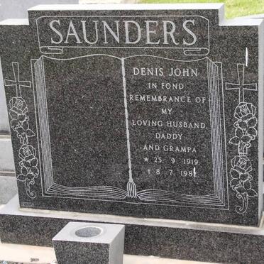 SAUNDERS Denis John 1919-1982