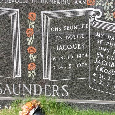 SAUNDERS Jacobus 1949-1999 :: SAUNDERS Jacques 1974-1976