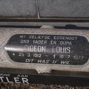 SCHNETLER Gideon Louis 1912-1977 &amp; Juanita Henrietta 1920-1978