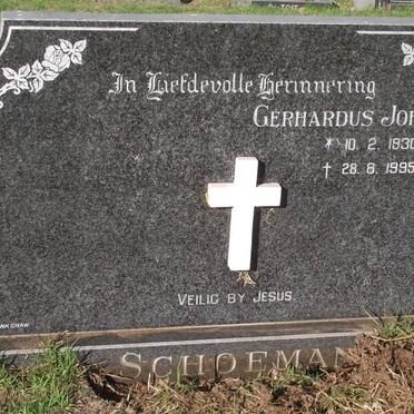 SCHOEMAN Gerhardus Johannes 1930-1995