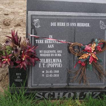 SCHOLTZ Wilhelmina F.T. 1940-2010