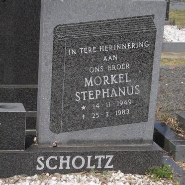 SCHOLTZ Morkel Stephanus 1949-1983