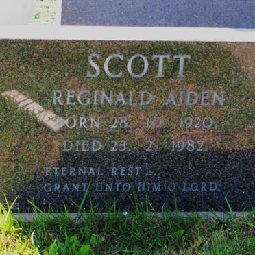SCOTT Reginald Aiden 1920-1982