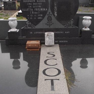 SCOTT Alletta Fredrika 1958-1993