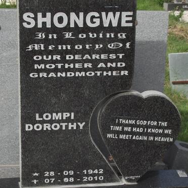 SHONGWE Lompi Dorothy 1942-2010
