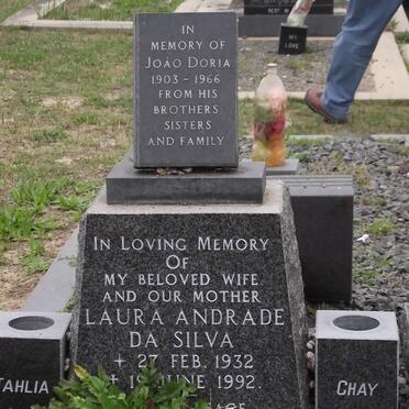 SILVA Joao Doria, da 1903-1966 :: SILVA Laura Andrade, da 1932-1992