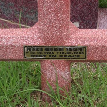 SINGAPHI Patricia Nontando 1966-2005