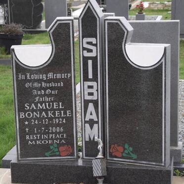 SIBAM Samuel Bonakele 1924-2006