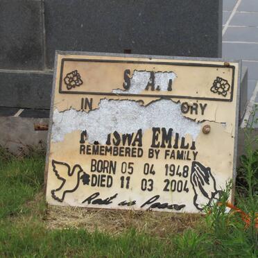 SIZANI Fikiswa Emily 1948-2004