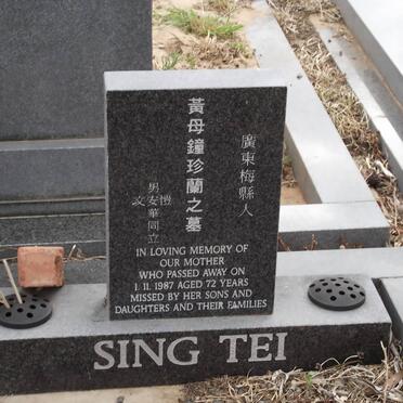 SING TEI C.C. 1915-1987