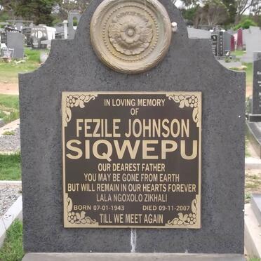 SIQWEPU Fezile Johnson 1943-2007