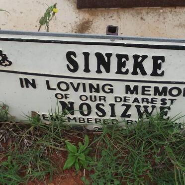 SINEKE Nosizwe 1975-2006
