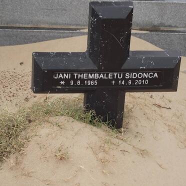 SIDONCA Jani Thembalethu 1965-2010